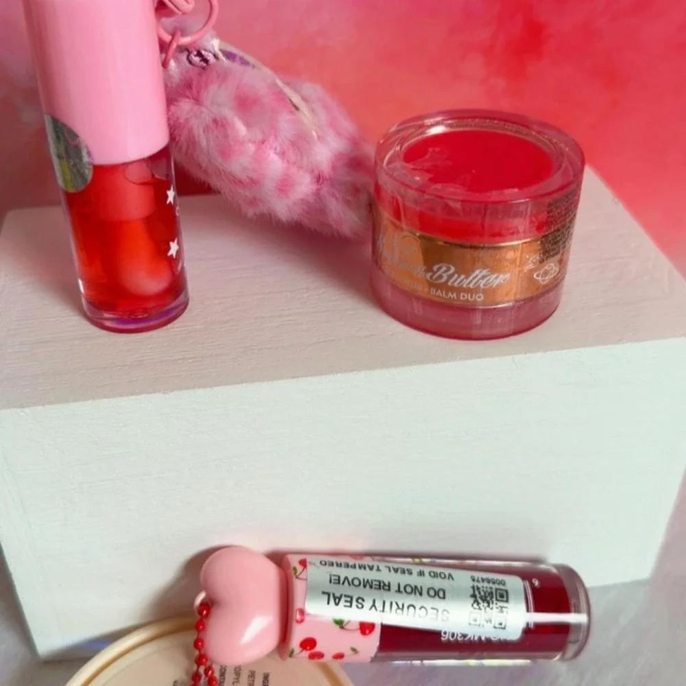 Y2K CHERRY‎ GIRL COQUETTE MAKEUP BUNDLE 🍒✨#7 PINK
